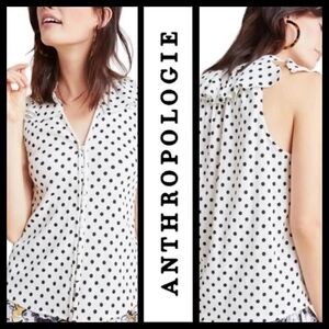 Anthropologie Chalmers Polka Dot Top